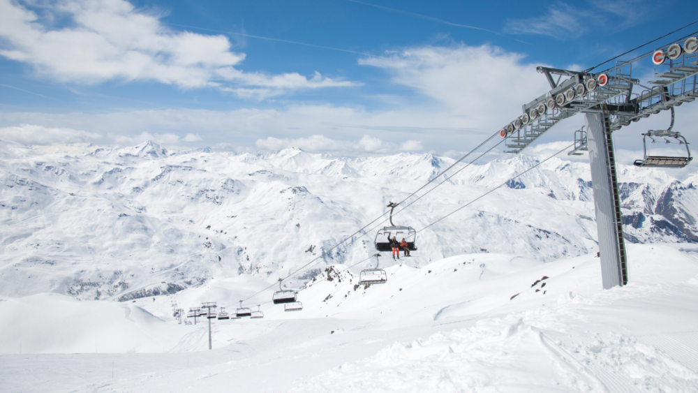 Pistes in Les Deux Alpes.